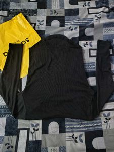 Savana Black Long Sleeve Corset Top