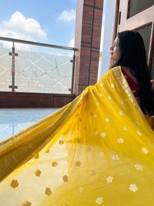 Elegant Yellow Saree