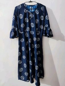 Bell Sleeves Midi Dress