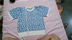 Cute Floral Print Top