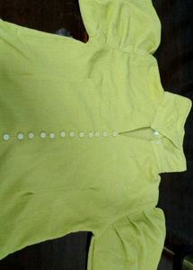 Green Embellished Top(with sequences on t