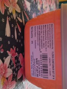 Square Plastic Food Container w/ Lid