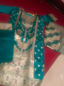 Pretty Party Wear silk Suit