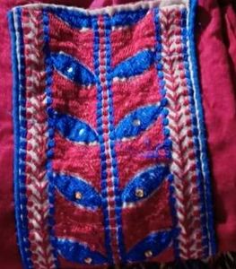 Red Suit With Flared Palazzo