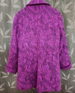 Paisley Print Overcoat