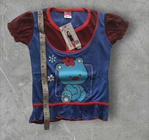 Set Of 3 New Cotton Night Dress For Kids