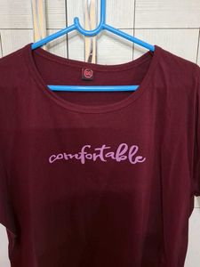Comfortable Maroon T-shirt