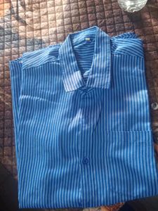 Striped Blue Casual Shirt