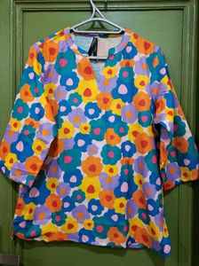 Multicoloured Short Kurti