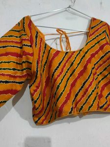 navratri colorful duppataa and blouse
