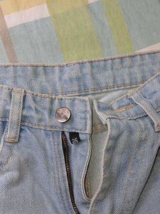 Light Wash Denim Shorts
