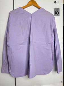 Lavender V-Neck shirt