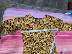 Multi-layered Kurti- Yellow