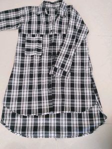 Black and White Plaid Flannel