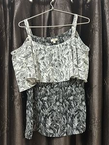 Floral Cold Shoulder Top
