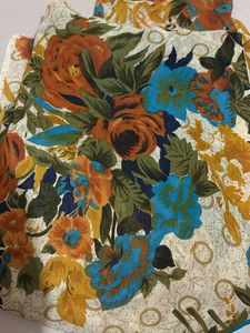 Floral Print Saree