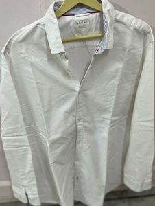 Arrow Purple Shirt and splash white plain shir