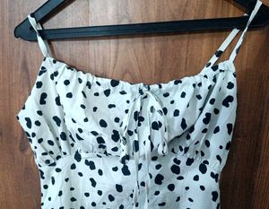 Cow print mini dress ✨