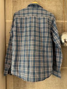 Blue Plaid Casual Shirt