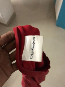 Calvin Klein Jeans Red Tee