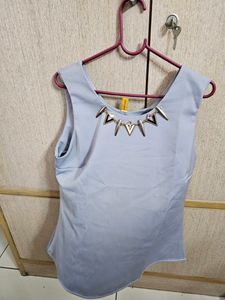 Grey Stylish Top