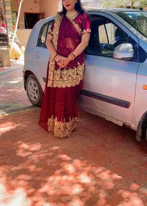 Beautiful Saree With Blouse