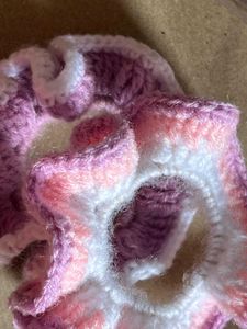 Handmade Crochet Scrunchies - Set of 2