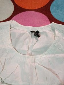 White Sleeveless Top