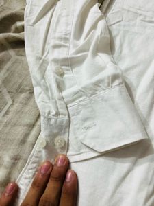 White Button-Down Shirt