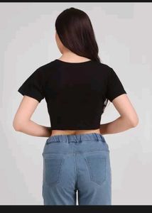 Black Crop Top