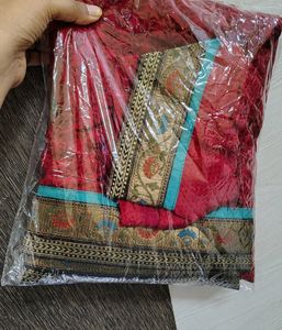 New Red Saree ♥️🔥Pretty