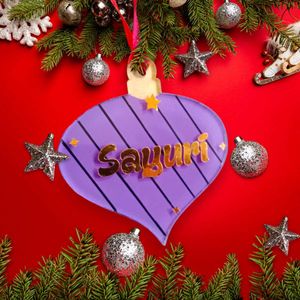 Customised Christmas Tree Ornaments.