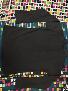 Black Button-Down Shirt