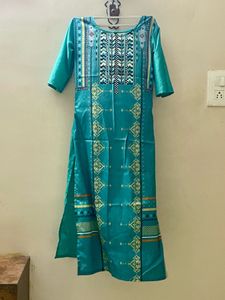 Women Crepe A-line Kurta