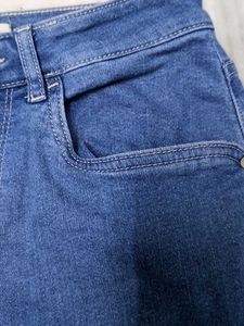 Wide Leg Denim Jeans