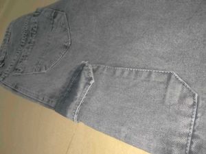 Grey Cargo Denim Jeans