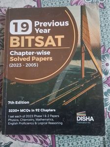 BITSAT Chapter-wise Solved Papers