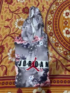 Floral Print Hoodie