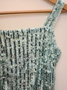 Sequin Party Crop Top