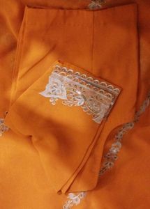 Orange Ethnic sarees