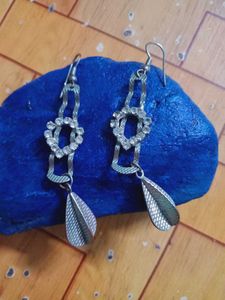 Silver Drop Earrings