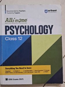 Class 12 CBSE PSYCHOLOGY TEXTBOOKS COMBO