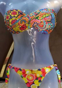 Tube Criss-cross Padded Bikini Set 👙