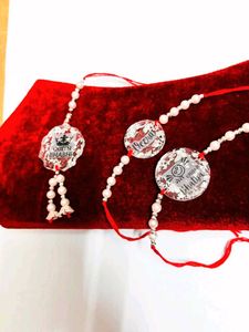 New Handmade Resin Rakhi Set