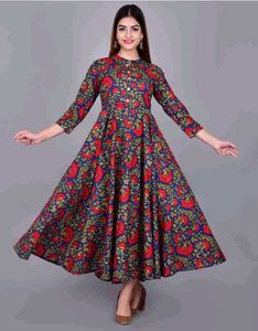 Gulmohar Jaipur Floral printed kurti