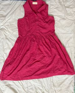 Cutesy Pink A Line Dress