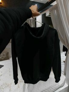 Black Butterfly Graphic Hoodie for Women