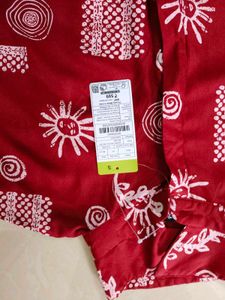 Red Printed Co-ord Set
