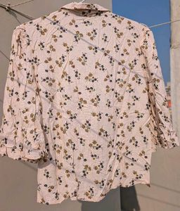 Floral Print Button-Down Shirt