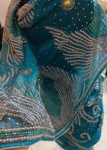 beautiful 😻 fully sa work net Saree 🔥